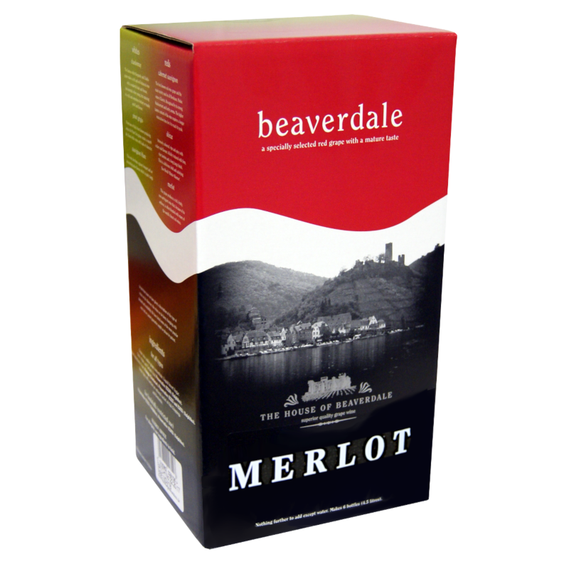 Beaverdale Merlot 6 Bottle Red Wine Kit The Homebrew Centre